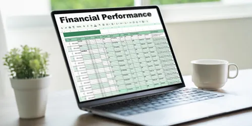 Imagen de informes de desempeño financiero Imagen de informes de desempeño financiero