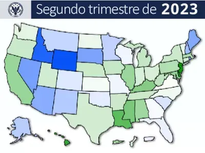 Revisión trimestral sobre los estados de EE. UU., segundo trimestre de 2023